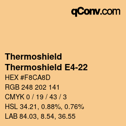 カラーコード: Thermoshield - Thermoshield E4-22 | qconv.com
