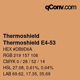 Color code: Thermoshield - Thermoshield E4-53 | qconv.com