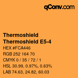Color code: Thermoshield - Thermoshield E5-4 | qconv.com