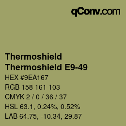 Farbcode: Thermoshield - Thermoshield E9-49 | qconv.com