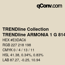Farbcode: TRENDline Collection - TRENDline ARMONIA 1 G 8140 | qconv.com