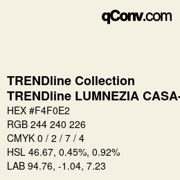 Farbcode: TRENDline Collection - TRENDline LUMNEZIA CASA-TON | qconv.com