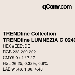 Farbcode: TRENDline Collection - TRENDline LUMNEZIA G 0240 | qconv.com