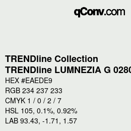 Farbcode: TRENDline Collection - TRENDline LUMNEZIA G 0280 | qconv.com