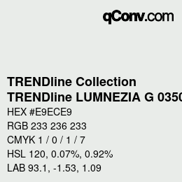 Farbcode: TRENDline Collection - TRENDline LUMNEZIA G 0350 | qconv.com