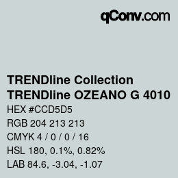 カラーコード: TRENDline Collection - TRENDline OZEANO G 4010 | qconv.com