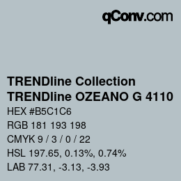 Farbcode: TRENDline Collection - TRENDline OZEANO G 4110 | qconv.com