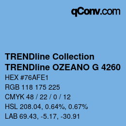 カラーコード: TRENDline Collection - TRENDline OZEANO G 4260 | qconv.com