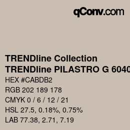 カラーコード: TRENDline Collection - TRENDline PILASTRO G 6040 | qconv.com
