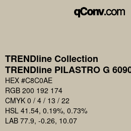 Color code: TRENDline Collection - TRENDline PILASTRO G 6090 | qconv.com