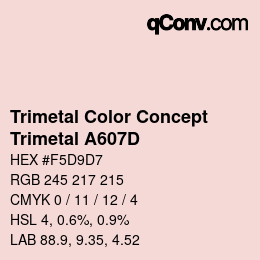 カラーコード: Trimetal Color Concept - Trimetal A607D | qconv.com