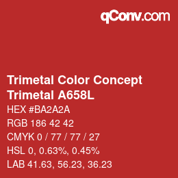 Código de color: Trimetal Color Concept - Trimetal A658L | qconv.com