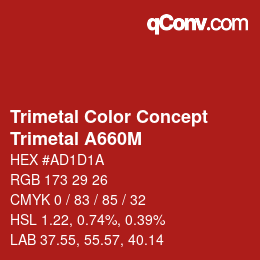 Código de color: Trimetal Color Concept - Trimetal A660M | qconv.com
