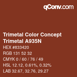 Código de color: Trimetal Color Concept - Trimetal A935N | qconv.com