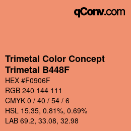 カラーコード: Trimetal Color Concept - Trimetal B448F | qconv.com