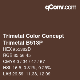 Código de color: Trimetal Color Concept - Trimetal B513P | qconv.com