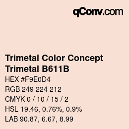 Código de color: Trimetal Color Concept - Trimetal B611B | qconv.com