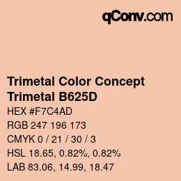 Código de color: Trimetal Color Concept - Trimetal B625D | qconv.com