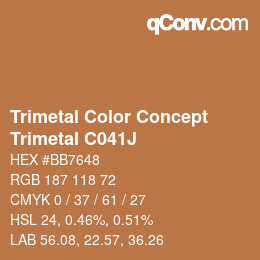 Código de color: Trimetal Color Concept - Trimetal C041J | qconv.com