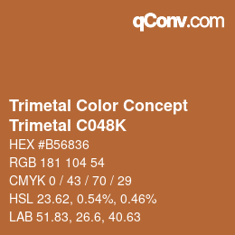 Código de color: Trimetal Color Concept - Trimetal C048K | qconv.com