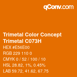 カラーコード: Trimetal Color Concept - Trimetal C073H | qconv.com