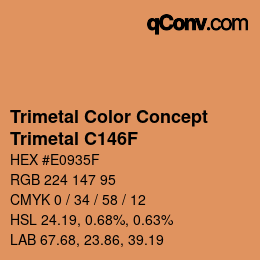 カラーコード: Trimetal Color Concept - Trimetal C146F | qconv.com