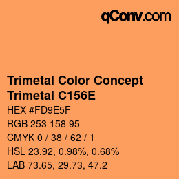 Código de color: Trimetal Color Concept - Trimetal C156E | qconv.com