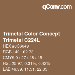 Código de color: Trimetal Color Concept - Trimetal C224L | qconv.com