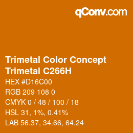 Farbcode: Trimetal Color Concept - Trimetal C266H | qconv.com