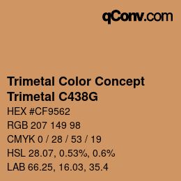 カラーコード: Trimetal Color Concept - Trimetal C438G | qconv.com