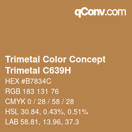 Code couleur: Trimetal Color Concept - Trimetal C639H | qconv.com