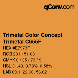 カラーコード: Trimetal Color Concept - Trimetal C655F | qconv.com