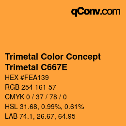 カラーコード: Trimetal Color Concept - Trimetal C667E | qconv.com