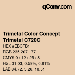 Code couleur: Trimetal Color Concept - Trimetal C720C | qconv.com