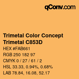 Color code: Trimetal Color Concept - Trimetal C853D | qconv.com