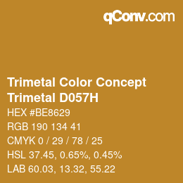 Código de color: Trimetal Color Concept - Trimetal D057H | qconv.com