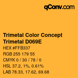 カラーコード: Trimetal Color Concept - Trimetal D069E | qconv.com