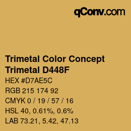 Farbcode: Trimetal Color Concept - Trimetal D448F | qconv.com