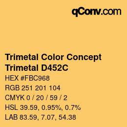 Code couleur: Trimetal Color Concept - Trimetal D452C | qconv.com