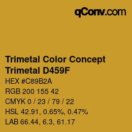 Farbcode: Trimetal Color Concept - Trimetal D459F | qconv.com