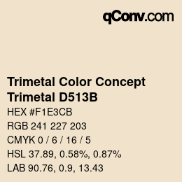 カラーコード: Trimetal Color Concept - Trimetal D513B | qconv.com