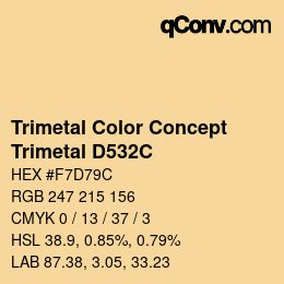 Code couleur: Trimetal Color Concept - Trimetal D532C | qconv.com