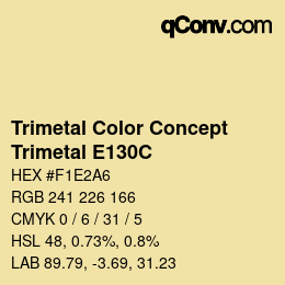 Código de color: Trimetal Color Concept - Trimetal E130C | qconv.com
