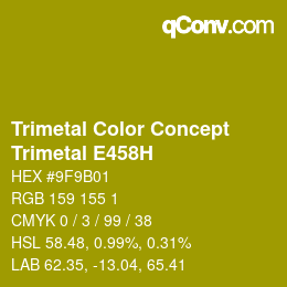 Código de color: Trimetal Color Concept - Trimetal E458H | qconv.com