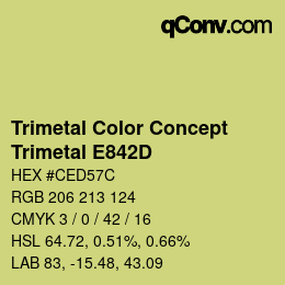 Farbcode: Trimetal Color Concept - Trimetal E842D | qconv.com