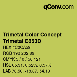 Farbcode: Trimetal Color Concept - Trimetal E853D | qconv.com