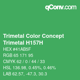 Farbcode: Trimetal Color Concept - Trimetal H157H | qconv.com