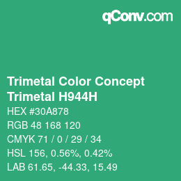 Código de color: Trimetal Color Concept - Trimetal H944H | qconv.com
