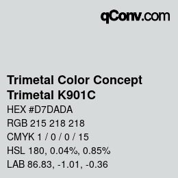 Farbcode: Trimetal Color Concept - Trimetal K901C | qconv.com