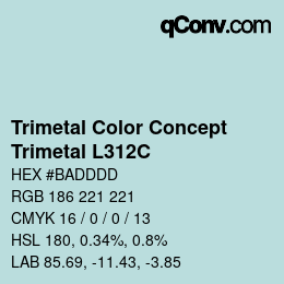 Farbcode: Trimetal Color Concept - Trimetal L312C | qconv.com